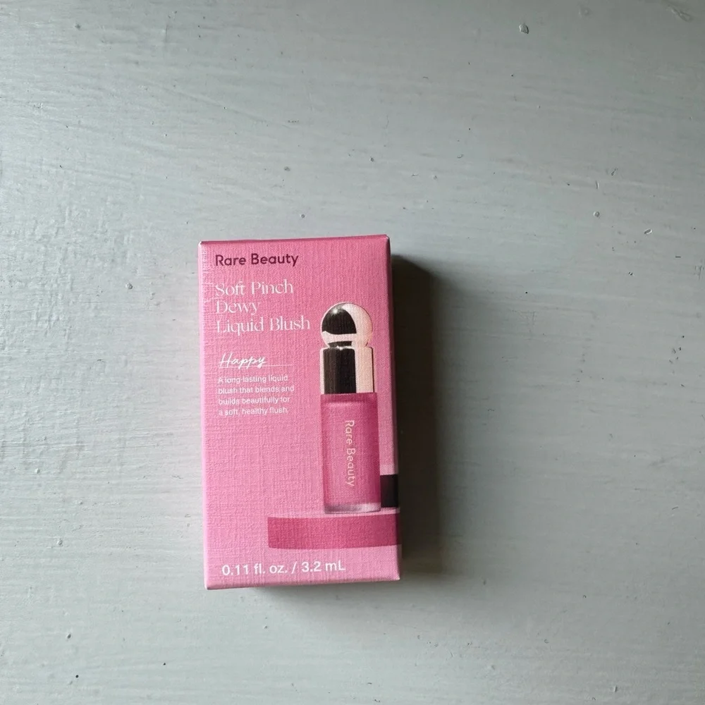NWT Rare Beauty by Selena Gomez Mini Soft Pinch Liquid Blush Happy